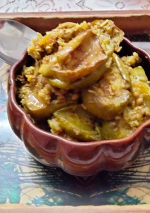 A picture of Potola/Parwal rasa - one of the 56 varieties of bhog offered to Lord Jagannath.