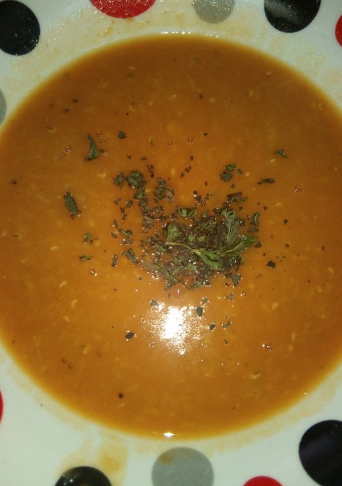 صورة لوصفة شوربة تركية