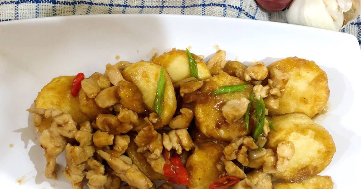 678 resep  tofu ayam  cincang  enak dan sederhana  Cookpad