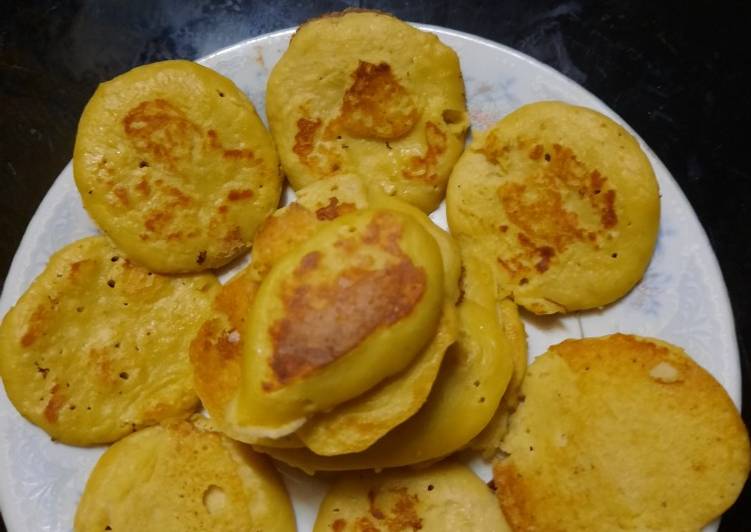 Bánh pancake yến mạch khoai lang- thịt bò