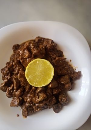 صورة لوصفة كبدة دجاج مشرملة 🐔🐔🐔