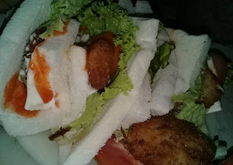 Sandwich Nugget Udang