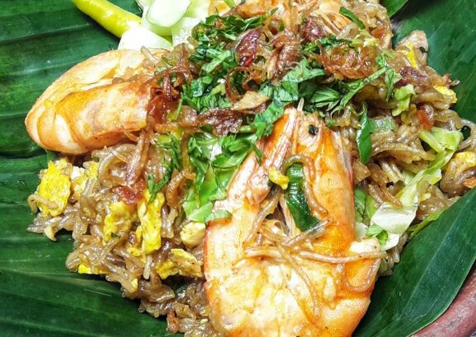 Langkah Mudah Memasak Resep Mie Lethek Goreng Udang Bumbu Kari