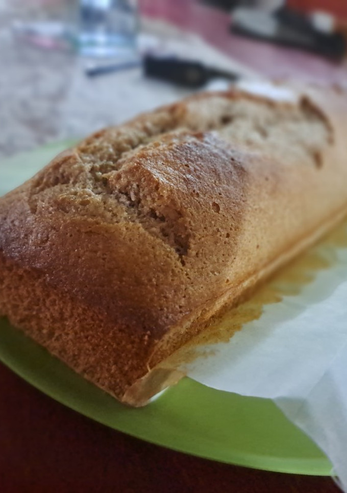 Una foto de Budín integral de Banana