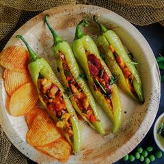 Mirchi Stuffed Paneer A picture of Mirchi Stuffed Paneer.