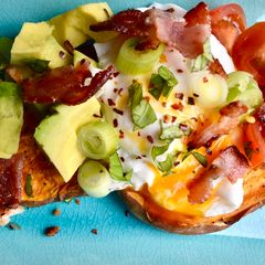 A picture of Mexican Sweet Potato Toasts.