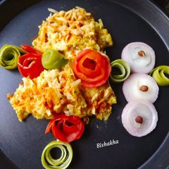 A picture of Khichdi Lasanga.