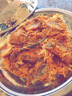 صورة لوصفة برياني دجاج بالزبادي
