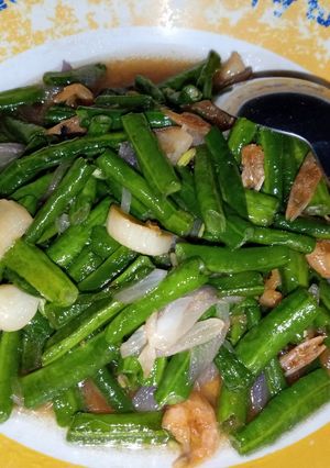 Foto resep Tumis kacang panjang ebi