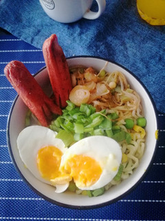 Una foto de Ramen falso
