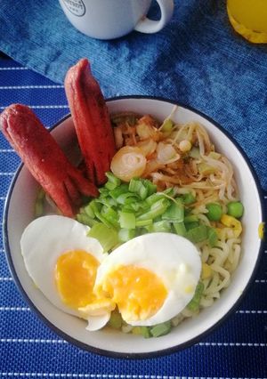 Una foto de Ramen falso