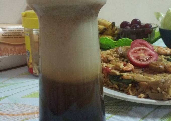 Resep Kopsus guren a.k.a kopi susu gula aren, Bikin Ngiler