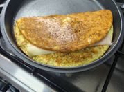 Una foto de omelette brocoli