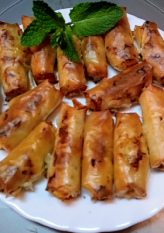Una foto de Croquetas de bacalao con masa filo