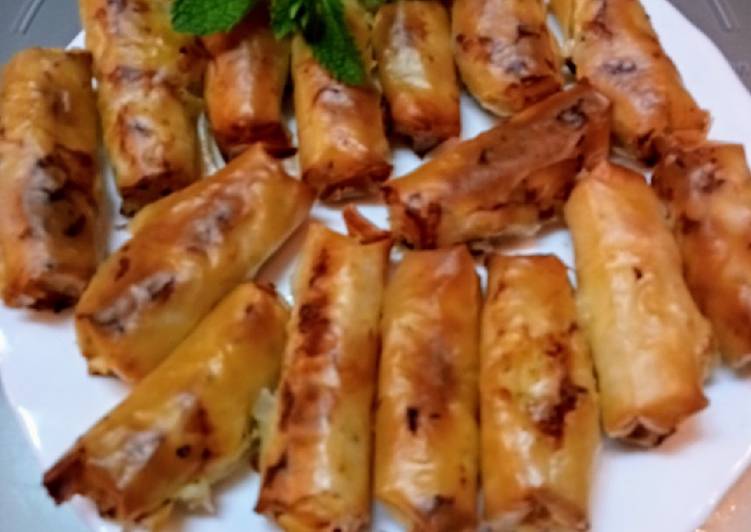 Croquetas de bacalao con masa filo