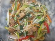 Una foto de chop suey