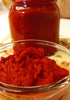 عکسی از دستور رب گوجه فرنگی خانگی