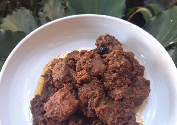 Resep Rendang padang, Sempurna