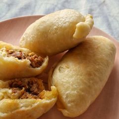 Panada / Fried Bread Dough With Spicy Fish Filling A picture of Panada / Fried Bread Dough With Spicy Fish Filling.
