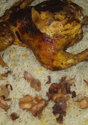 صورة لوصفة دجاج محشي بالفقع (الكمأ)