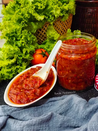 Cara Gampang Membuat Resep Stok Sambal Terasi Matang yang  Bikin Ketagihan Anti Ribet, Lezat