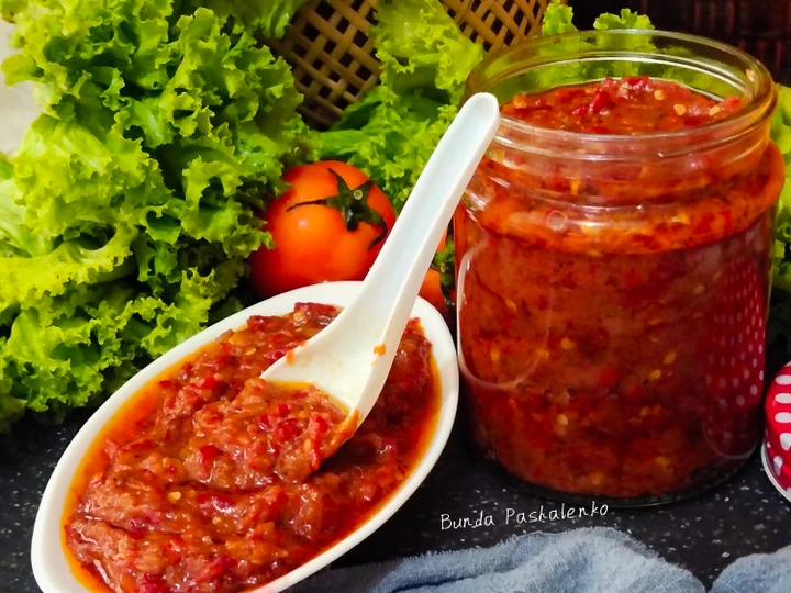 Cara Gampang Membuat Resep Stok Sambal Terasi Matang yang  Bikin Ketagihan Anti Ribet, Lezat