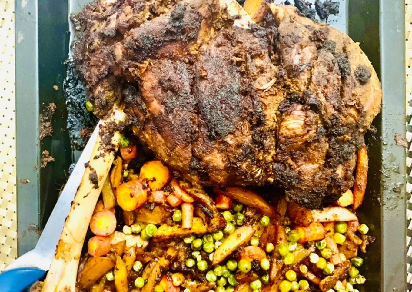 Roast & Bake whole Mutton Leg (Bakray ki raan)
