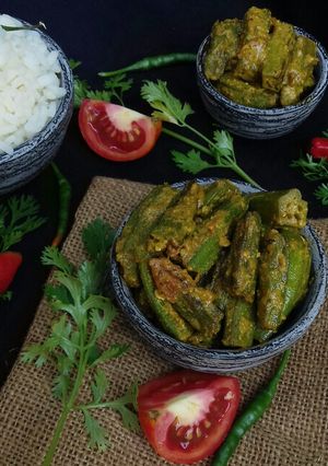 সর্ষে ভিন্ডি (sorse bhindi recipe in Bengali) রেসিপির প্রধান ছবি