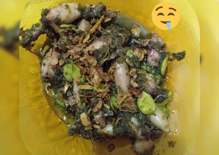Cara Membuat Cumi petai cabe ijo, Lezat