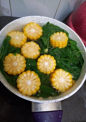 Foto resep Bening bayam jagung