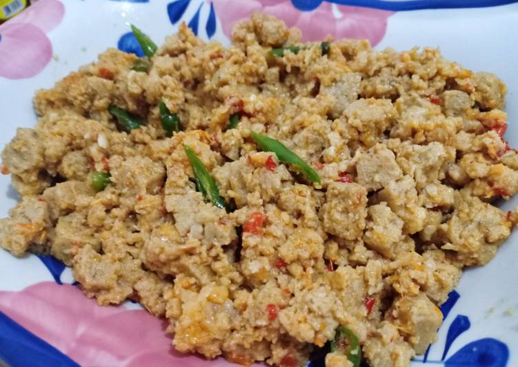 16. Tumis Oncom Pedas