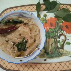 A picture of Andhra Palli Chutney / Peanut chutney.