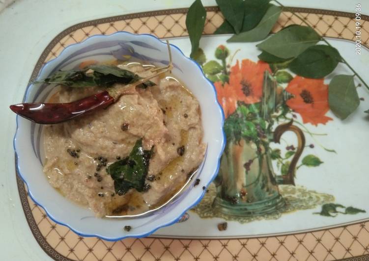 Recipe of Cooking Andhra Palli Chutney / Peanut chutney

