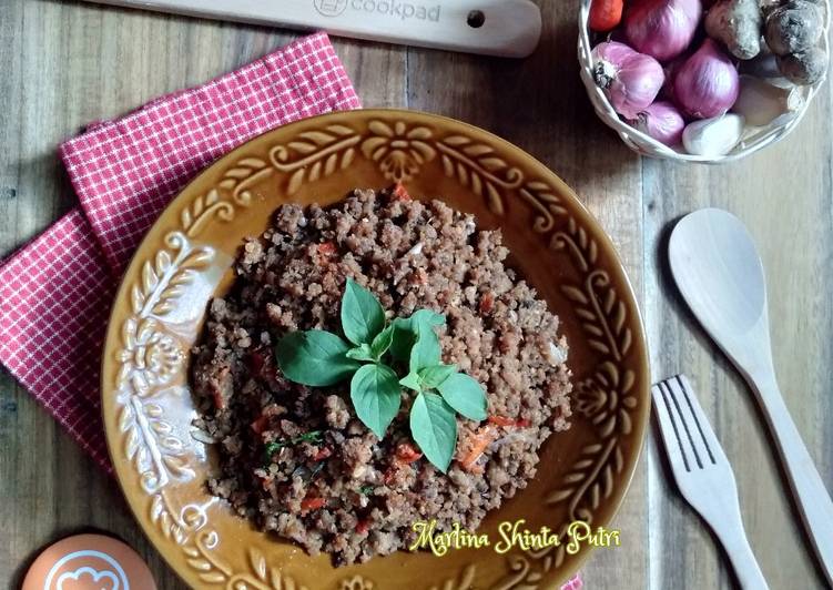 Resep Oncom Kemangi Pedas Anti Gagal