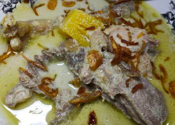 Masakan Unik Opor Ayam Khas Palembang Ala Restoran