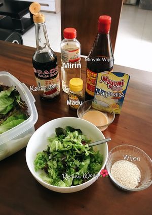 Foto resep Japanese Salad Dressing (Kewpie Roasted Sesame Dressing)