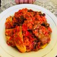 Ayam balado pedas khas Padang