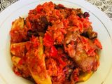 Ayam balado pedas khas Padang
