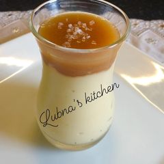 A picture of BUTTERSCOTCH BUDINO WITH SALTED CARAMEL:.
