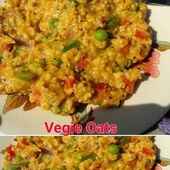 A picture of A healthy Breakfast Vegie Oats.