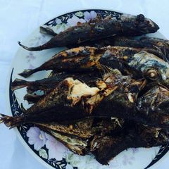 A picture of Fried carapau.