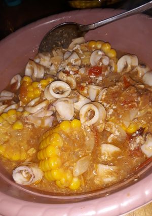 Foto resep Cumi saus padang simple