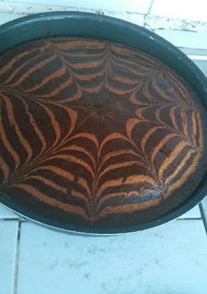 صورة لوصفة الكيكة المقلمة