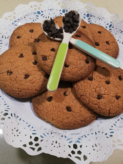 Una foto de Cookies XL con Pepitas de Chocolate