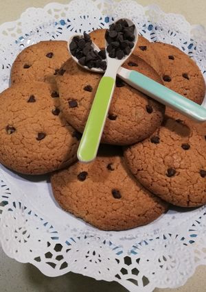 Una foto de Cookies XL con Pepitas de Chocolate