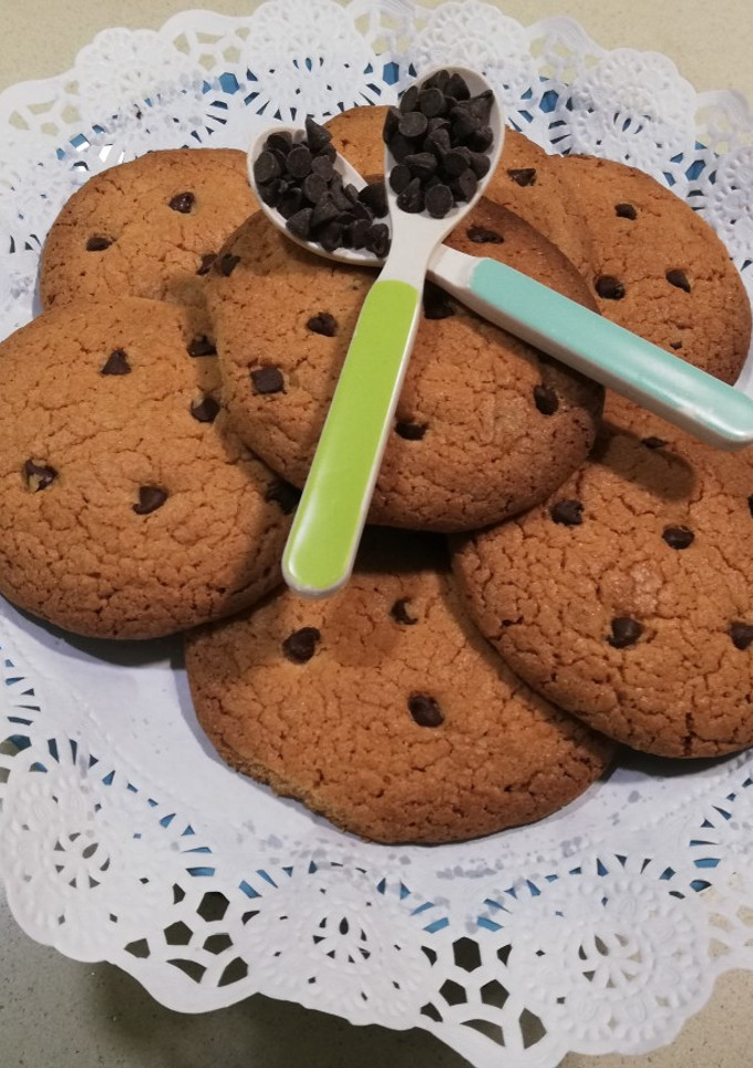Una foto de Cookies XL con Pepitas de Chocolate