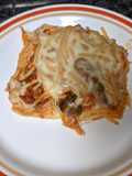 Leftover Baked Spaghetti