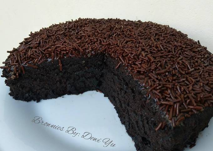 Resep Brownies Tanpa Telur Tanpa Mixer Oleh Dewi Yu - Cookpad