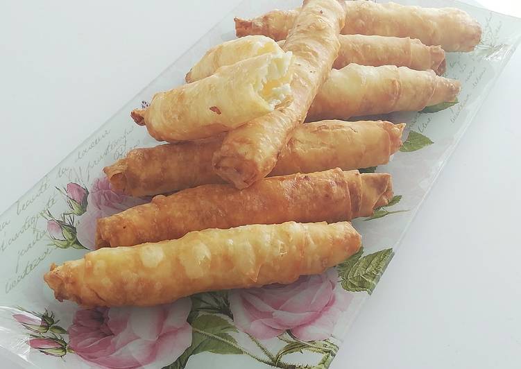 Comment Faire Des Börek roulés au fromage turc