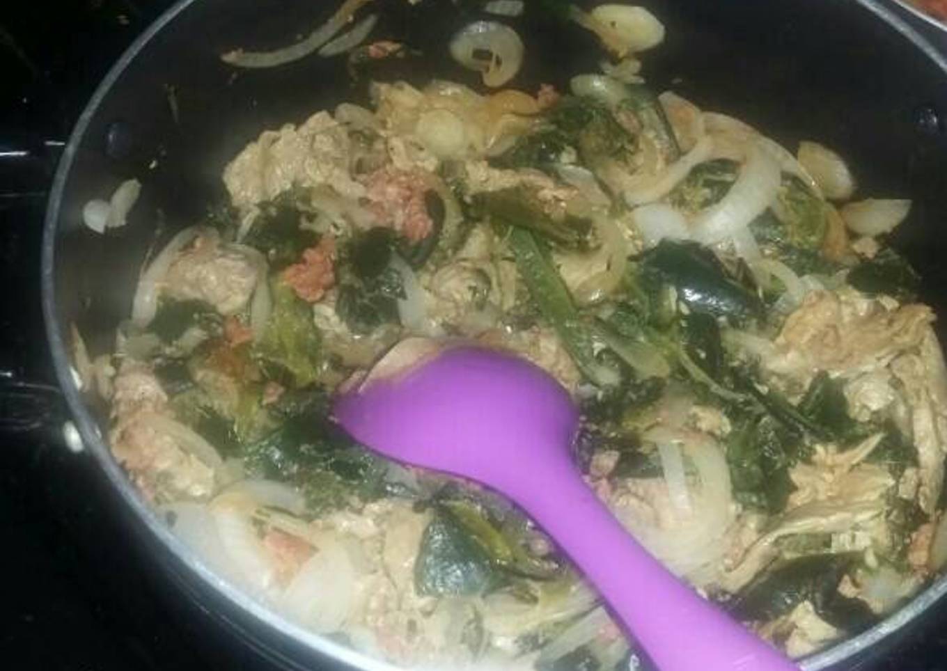 Papas con rajas y bistec